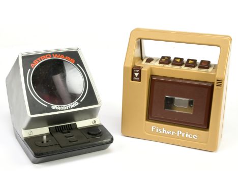 Grandstand Astro Wars electronic game &amp; Fisher Price Cassette Tape Recorder, Good to Good Plus, untested. See photo.&nbsp