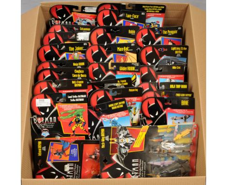 Kenner Batman The Animated Series action figures, Good Plus to Excellent, within Fair to Good opened packaging, figures appea