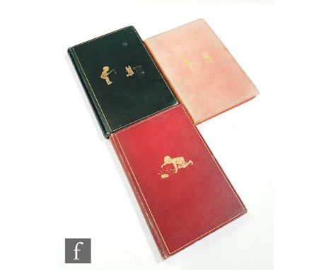 A A MILNE - 'Now We are Six', first edition, 1927, published by Methuen and Co. Ltd., London, gilt tooled red cloth boards, 4