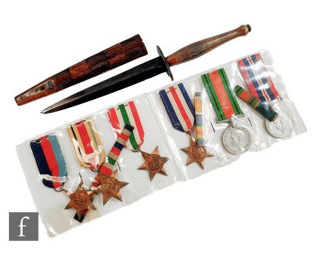 A group of six World War Two medals awarded to Private John King Buthlay, No 2880628, Army Air Corps (3rd Parachute Regiment)