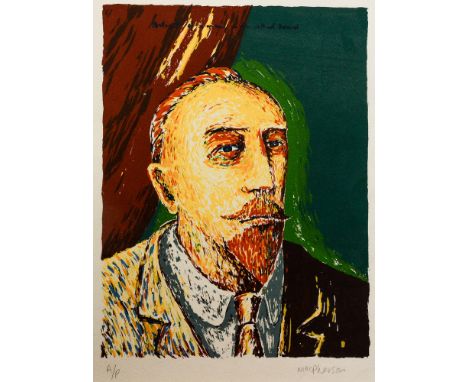 Neil Macpherson RSA (b.1954), Portrait of a Man with a Red Beard, print, artists proof, signed, 42cm x 33cm, framed