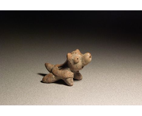 Puppy effigy whistle Comala cultureColima State, Mexico 100 BCE- 250 CE Brown earthenware, hand modeled with hollow and solid