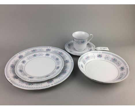 'CROWN MING' DINNER AND TEA SERVICE, comprising six cups, six saucers, six side plates, six dinner plates and six bowls