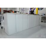 (2) Cabinets 6ft x 20 inches, 41 inches tall