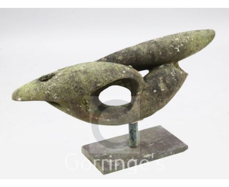 John Skelton (1924-2009). An organic form garden sculpture 'The Trophy', W.31in.
Following publication of catalogue, the foll