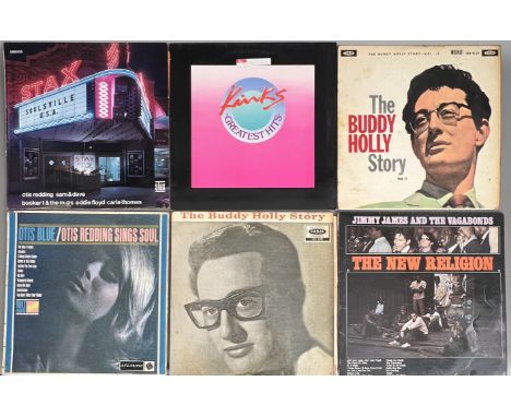 Vinyl LP album records x 15, 1960s-80s Rock and Pop - including The Rolling Stones (x3); Cream; Stevie Wonder; Gene Vincent; 