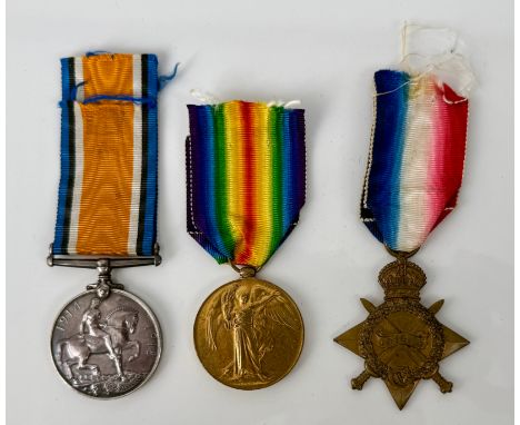 A WWI King's Regiment (Liverpool) group of three to John Richard Owens (1894-1917) - the 1914-15 Star, the British War Medal 