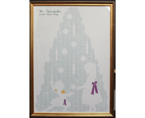 A 'The Nutcracker and the Mouse King' print by Spineless Classics - featuring the entire text of the original book on one she