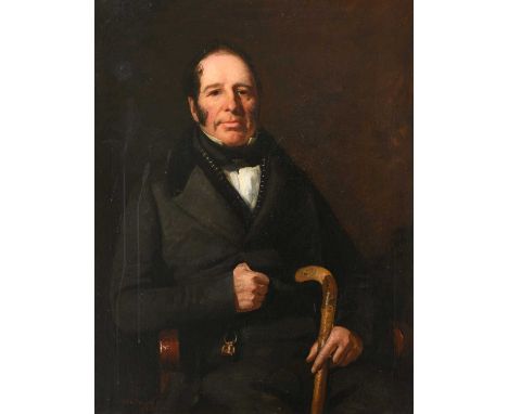 William Crabb (1811-1876) ScottishPortrait of Captain Thomas Whyte (1782-1848)Signed and dated 1838, oil on canvas, 90cm by 7