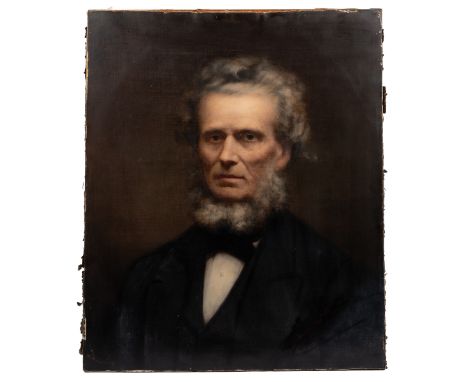 John Horsburgh (Scottish 1835-1924) Portrait of a gentleman, oil on canvas, signed and dated lower left 'Horbrugh 1874', furt