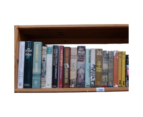 A collection of first edition hardback novels, including John le Carré Smiley's People, Alec Waugh The Mule On The Minaret 19