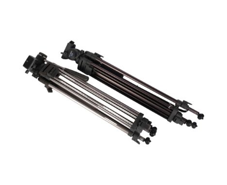 A Heiwa, TH-650 free-standing camera tripod, and a Libec, TH650 DV free-standing camera tripod (2) 
