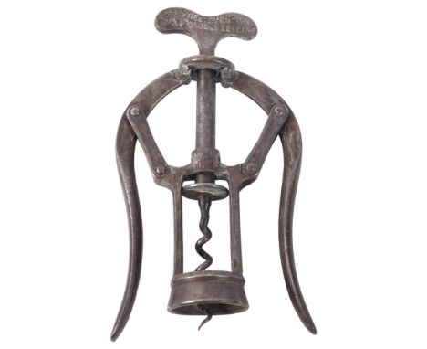 James Healey & Sons Ltd, a 19th century A1 double-lever corkscrew 