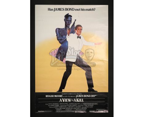Though distributed, this UK 1-Sheet poster was recalled as the Bond producers had second thoughts about presenting James Bond