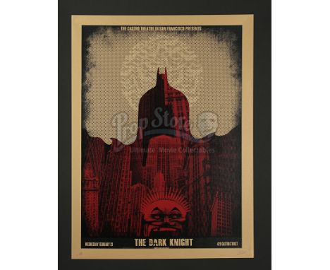 Two Castro Theatre limited edition posters (2011) for a special screening of the "Batman" movie "The Dark Knight". The larger