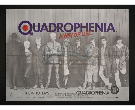 A first release Quad for "Quadrophenia" (1979). Based on The Who's 1973 rock-opera album, the film harked back to the band's 