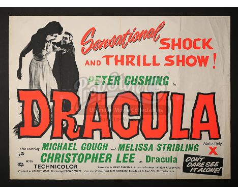 The 1958 film "Dracula", confirmed Hammer Studios as Britain's premier producer of horror films. The original first release "