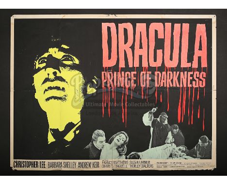 One of the most sought after of all Hammer posters. Chantrell presents suitably gory imagery with a blood-dripping title and 