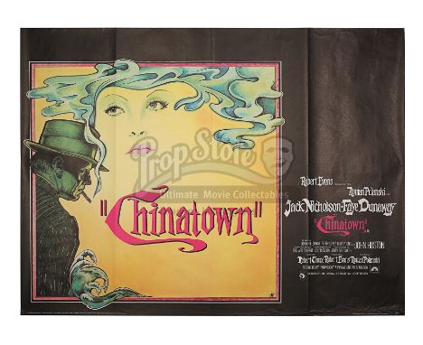 Classic film-noir Polanski film starring Jack Nicholson and Faye Dunaway, the evocative poster conjuring an air of mystery an
