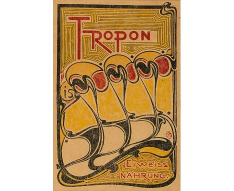 Velde, Henry van de (Antwerpen, Zürich 1863-1957) Tropon  Farbholzschnitt. Aus der Zeitschrift "Pan" Jg. IV, Heft 1. Ca. 31×2