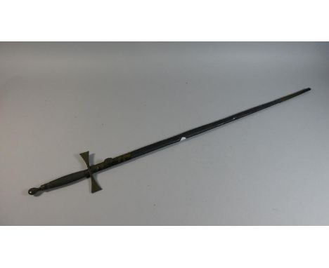 A Spanish Ornamental Masonic Sword and Scabbard 