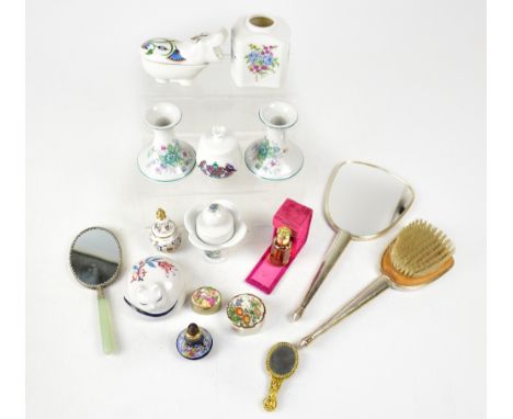 A group of ceramics made for Elizabeth Arden, to include various pieces from 'The Treasures of the Pharaohs', a lidded pot in