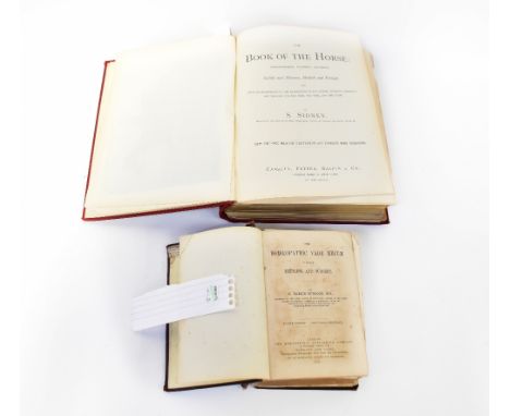 S SIDNEY; 'The Book of the Horse: (Thoroughbred, Half bred, Cart bred), saddle and harness, British and Foreign with hints on