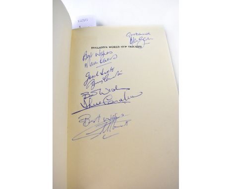 ENGLAND WORLD CUP WINNERS; Jack Rollin, 'England's World Cup Triumph', single volume bearing several signatures including Mar