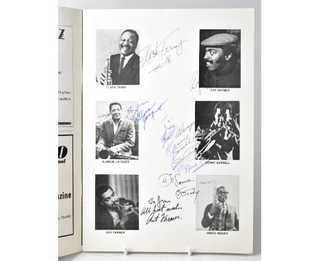 JAZZ INTEREST; Newport Jazz Festival London Programme bearing multiple signatures including, Clark Terry, Roy Haynes, James M