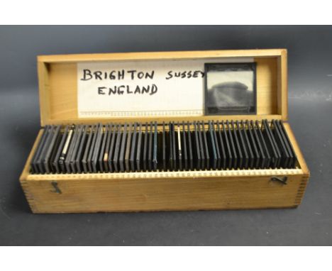 A set of magic lantern slides, Dudley, Brighton, Handworth, other topographical