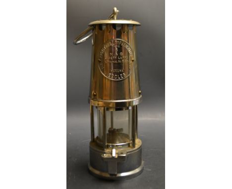 Brass miners safety lamp type 6