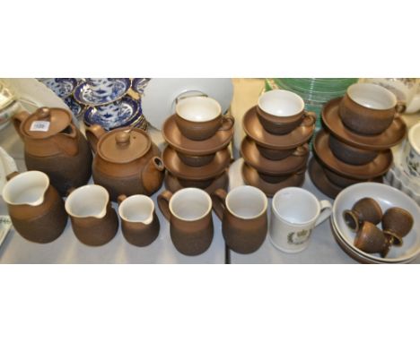 A Denby tea and coffee service; etc