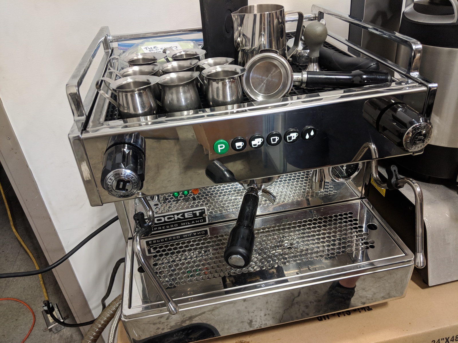 Rocket Boxer Single Group Espresso Machine, LikeNew Rental Return