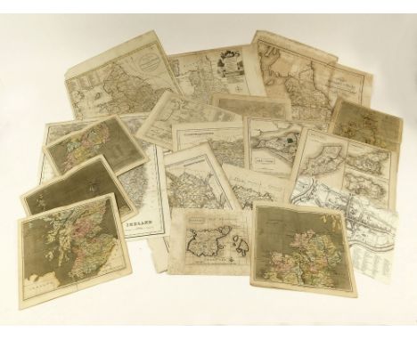 MAPS. 18 various maps of Great Britain & Ireland by R. Phillips & maps of the Off Islands including the Isle of Wight, the Is