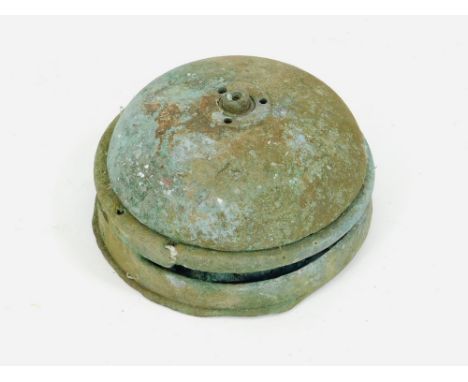 NAVAL PATROL VESSEL TELEGRAPH. An engine room telegraph repeater recovered by the Roland Morris diving team from the wreck of