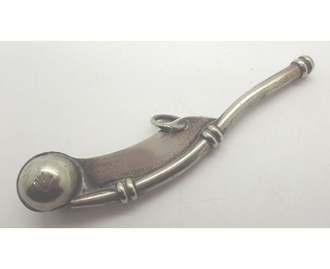 Antique Bosuns pipe marked with military arrow 