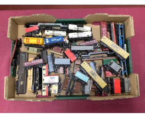 Approximately Fifty 00 gauge wagons by Triang, Hornby, Lima and others including three Murgatroyds bogie tankers, twelve whee