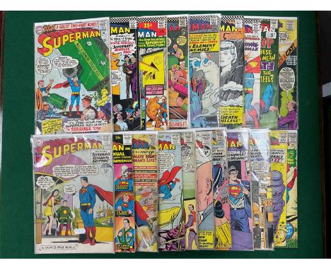 Approximately Twenty DC Superman Comics. Including #141, #146, #154, #167 First Appearance of Brainiac II, #170, #180, #204. 