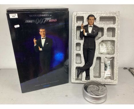 A Sideshow Collectibles Sean Connery as James Bond 007 1/4 Scale Figure, Number 0742 of 2000, Figure has previously been disp