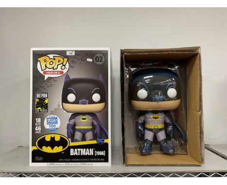 A Funko Pop Batman (1966) 18" Vinyl Figures, 1 of 700 pieces, figure has previously been displayed, some scuffs/marks noted t