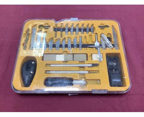 A Rolson Thirty Six Piece Hobby tool set in original carry case.