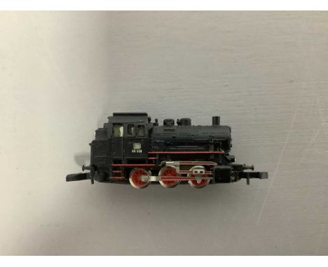 A Marklin Z gauge German outline 0-6-0 tank engines by, untested.
