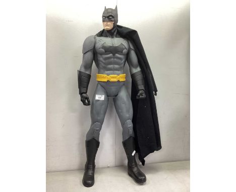 A Jakks Pacific Batman Plastic Action Figure. Standing approx 31" tall.
