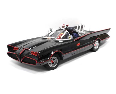 A Jazzinc Dioramas #16BM1966 1/6 Scale Limited Edition DC Comics 1966 Batmobile with 1/6 Scale Action Figures Batman (Driver)