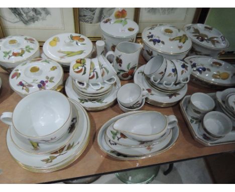 A selection of Royal Worcester Evesham tableware approx 45 pieces