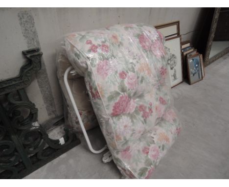 A vintage sun lounger