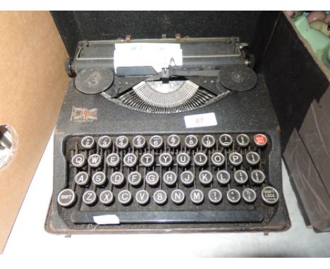 A vintage empire typewriter