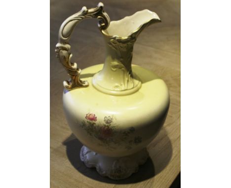 NORITAKE VASE AND FLORAL WORCESTER STYLE VASE