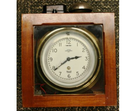 MERCER SHIPS CLOCK IN CASE W28 X H28