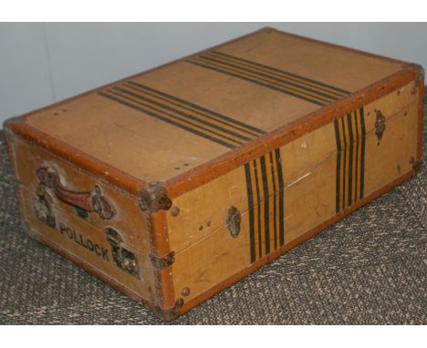 WHATAJOY LONDON TRAVEL TRUNK W48CM L76CM H28CM